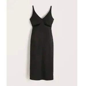 Abercrombie & Fitch Women’s Slim Cut Out Midi Dress